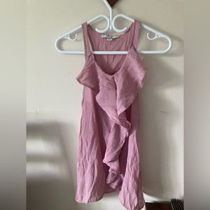 Womans ruffle shirt size M
